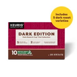 Keurig K Cup Pods Dark Edition Dark Roast K Cup Pod Collection Variety Pack
