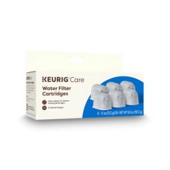 Keurig 6 Pack K Cup Pods Water Filter Cartridge Refills