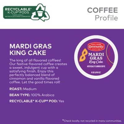 Keurig Mardi Gras King Cake Coffee - Image 5