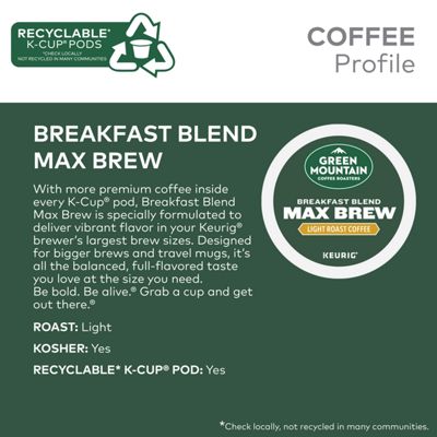 Keurig Breakfast Blend Max Brew Coffee - Image 7